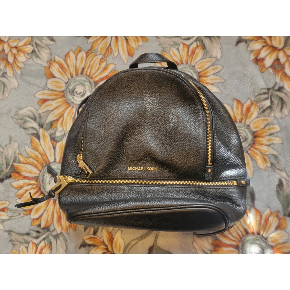 Michael Kors Rhea Backpack - Black